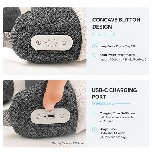 Breo iNeck Air 2 U-shaped Neck Massager