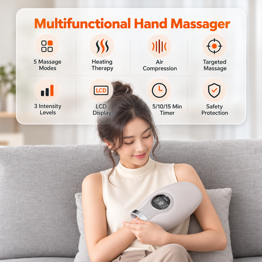 Breo WowoS Hand massager 3D massage 42°C Heat Treatment Automatic Massage