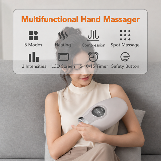Breo WowoS Hand massager 3D massage 42°C Heat Treatment Automatic Massage