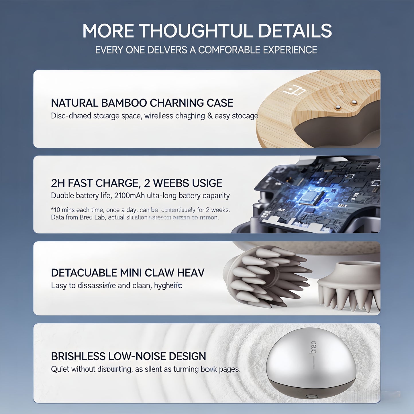 Breo Scalp Mini 2 Premium Scalp Massager