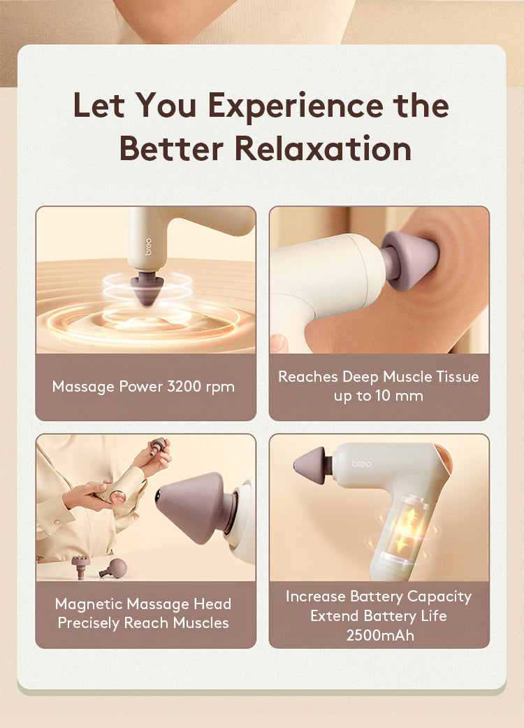 Breo Gun 7 Heating Massage Gun
