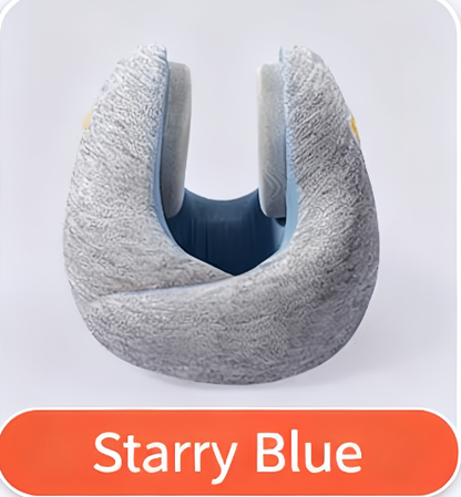 Breo Neck Protection Nap Pillow with Noise Canceling Earmuffs