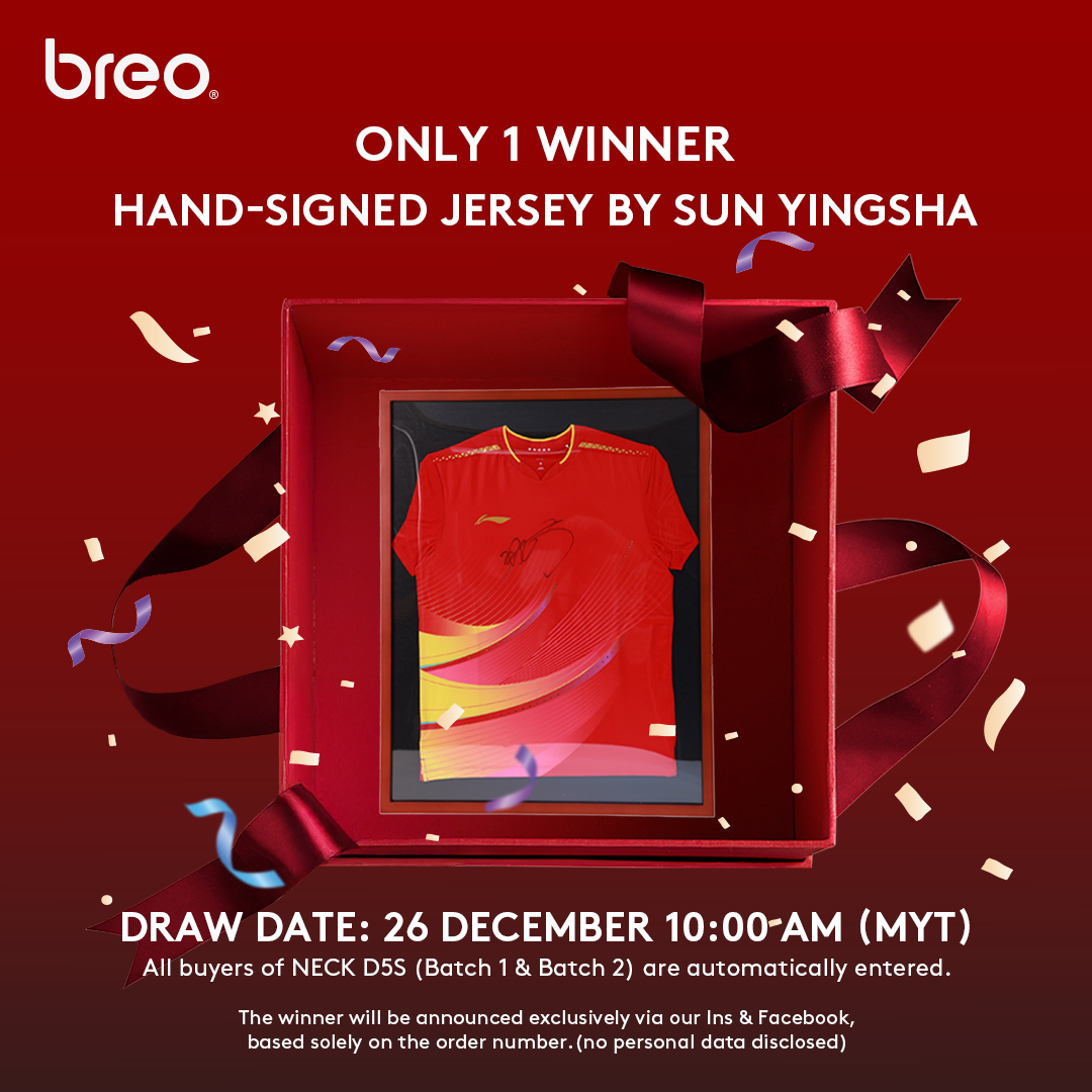 SUN YINGSHA x BREO – Neck D5S Limited Signature Edition | Limited Drop