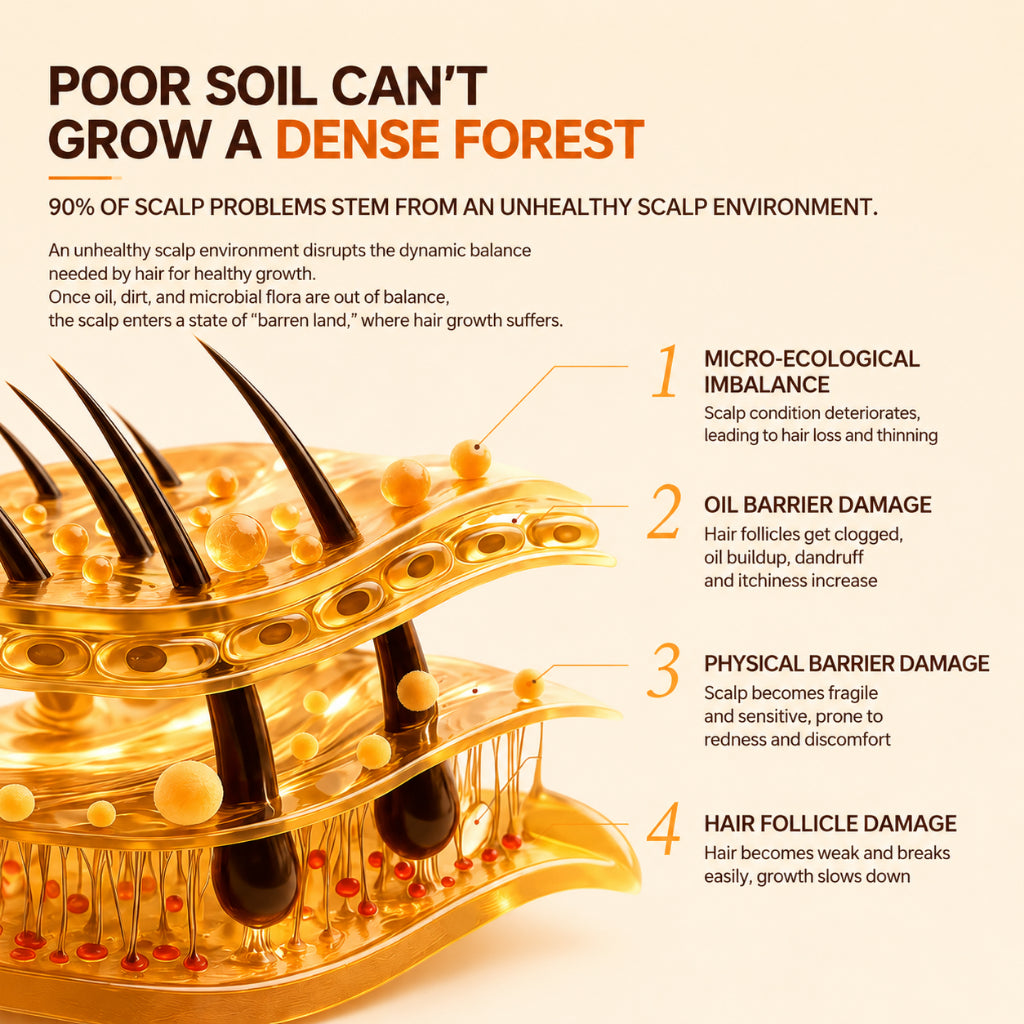 Breo Scalp3s Pro Electric Scalp Massage Comb Triple Light Therapy Develops Hair Follicles & Controls Oil Metal Comb