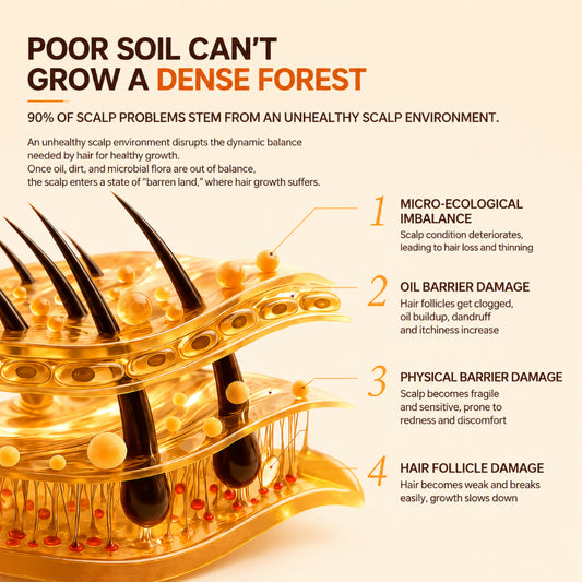 Breo Scalp3s Pro Electric Scalp Massage Comb Triple Light Therapy Develops Hair Follicles & Controls Oil Metal Comb