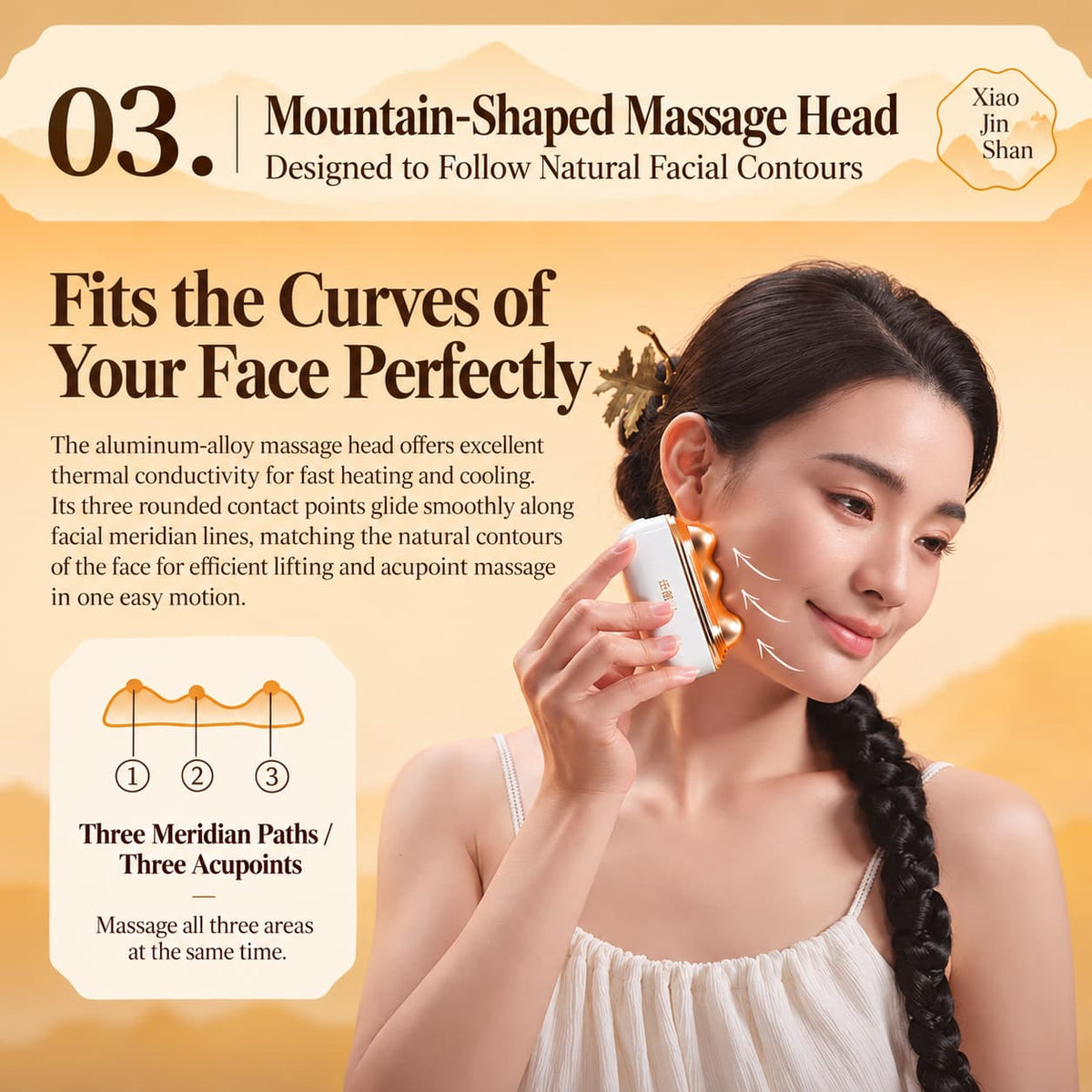 Breo Facial Massager GS-100 Lifting Anti-Aging Hot/Cold Compress Light Therapy