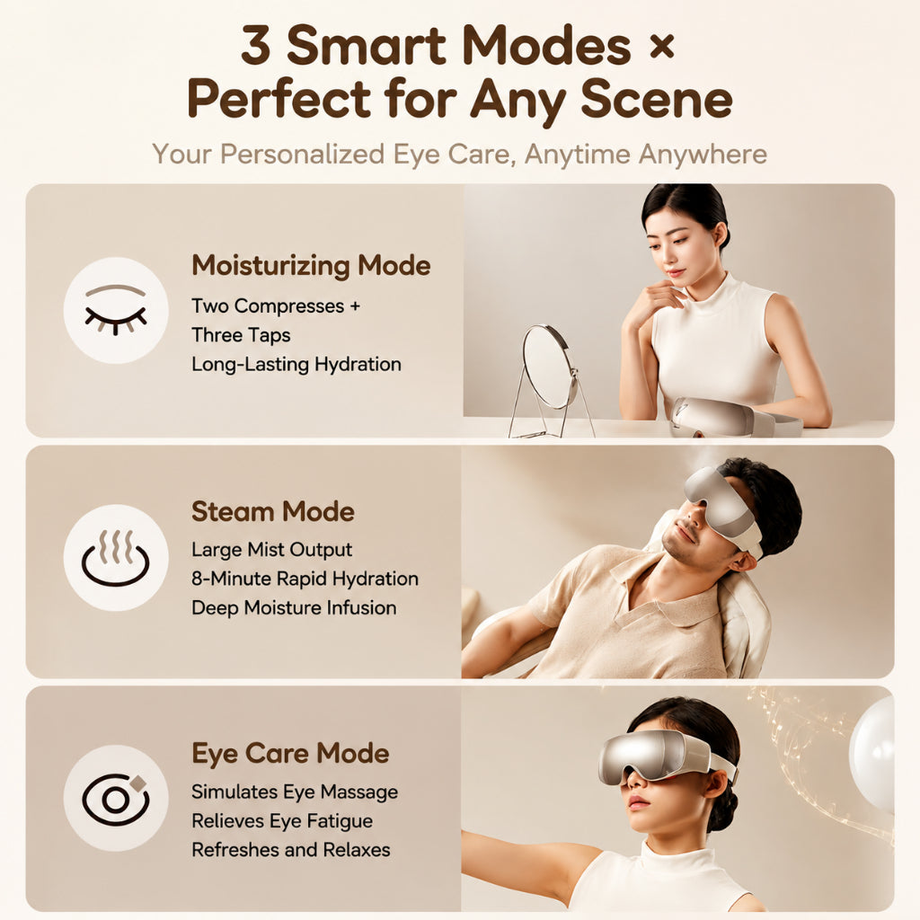 Breo See7R Intelligent Eye Moisturizer Smart Steam Eye Massager with Atomizing Heating Compress Hot Compress Steaming