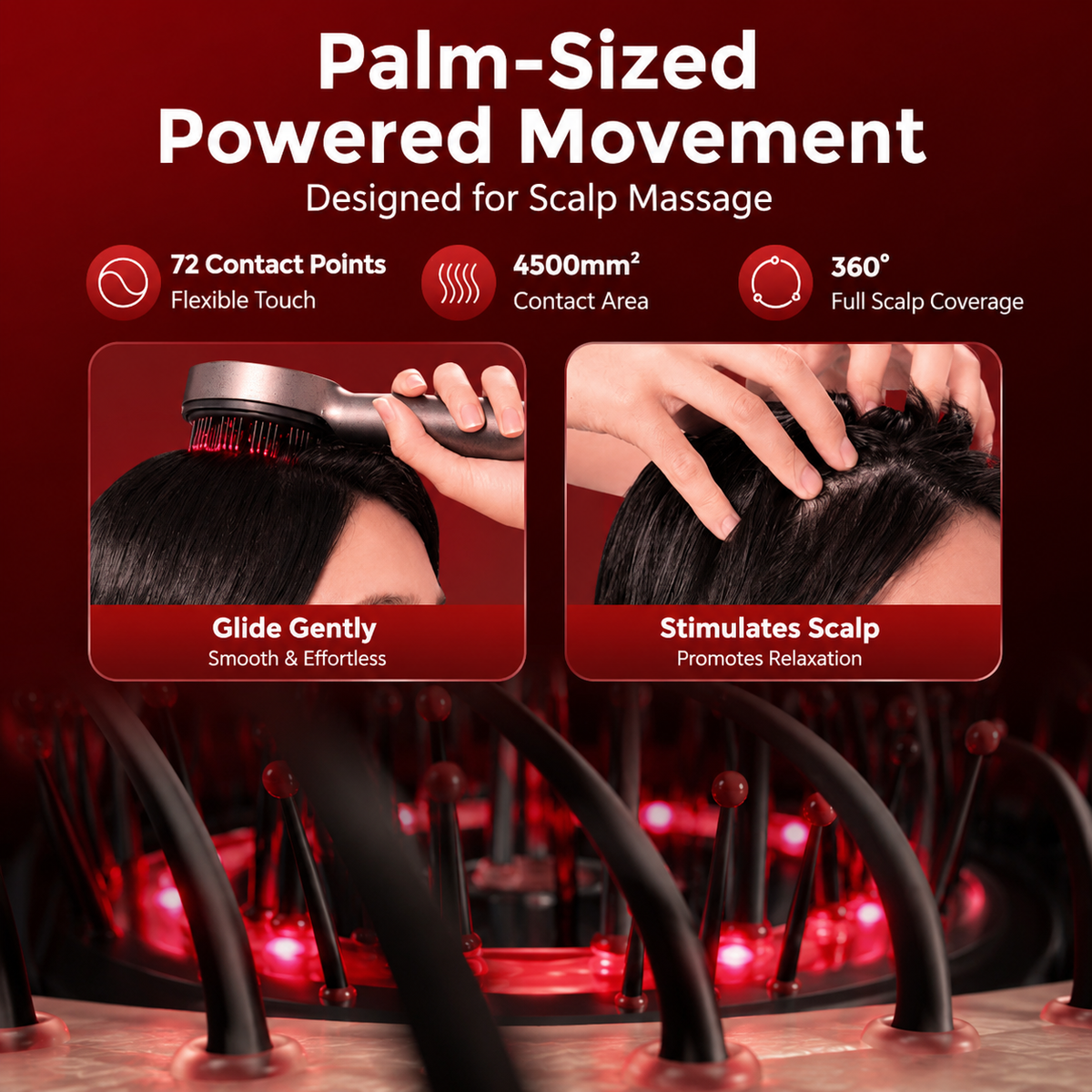 Breo Scalp 3 Scalp Massager Fluffy Comb Infrared Hair-Strengthening Comb Essence Conducting Liquid Hair Growth