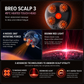 Breo Scalp Mini 2 Premium Scalp Massager Stimulates Hair Growth with Infrared Rays Waterproof