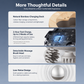 Breo Scalp Mini 2 Premium Scalp Massager Stimulates Hair Growth with Infrared Rays Waterproof