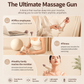 Breo Gun 7 Heating Massage Gun Mesin Urut Adjustable Heating Deep Tissues Muscle Relaxation Body Massage