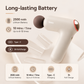 Breo Gun 7 Heating Massage Gun Mesin Urut Adjustable Heating Deep Tissues Muscle Relaxation Body Massage