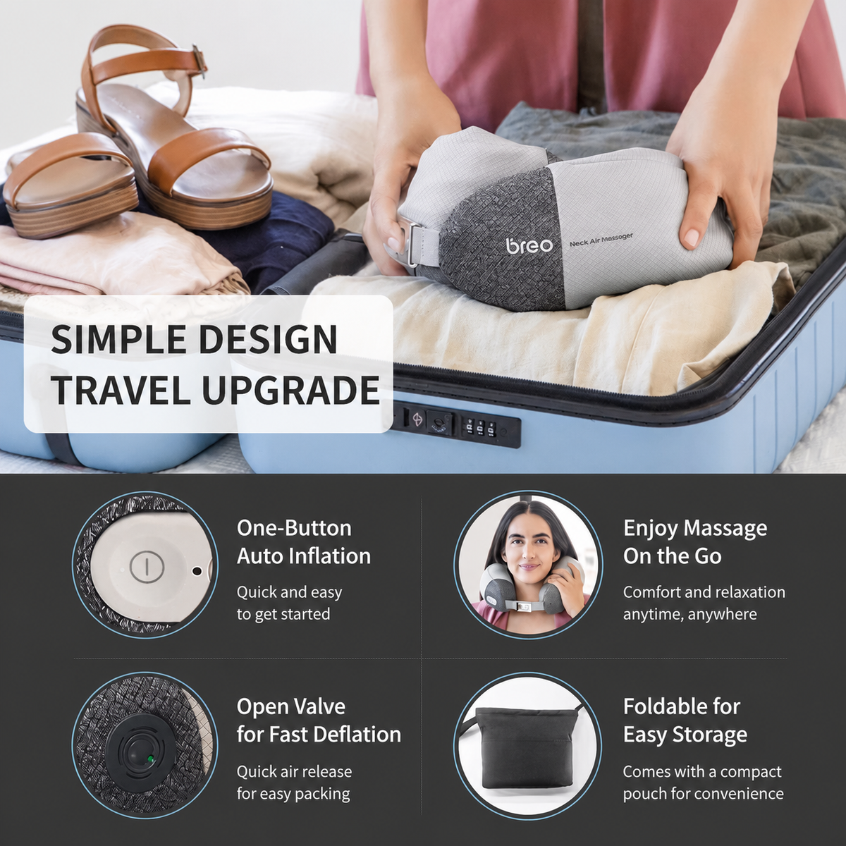 Breo iNeck Air 2 U-shaped Neck Massager