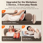 Breo Back 2 Heating Back Massager Waist & Abdominal & Body Massager Deep Kneading Ergonomic Cushion Design Portable