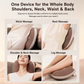 Breo Back 2 Heating Back Massager Waist & Abdominal & Body Massager Deep Kneading Ergonomic Cushion Design Portable