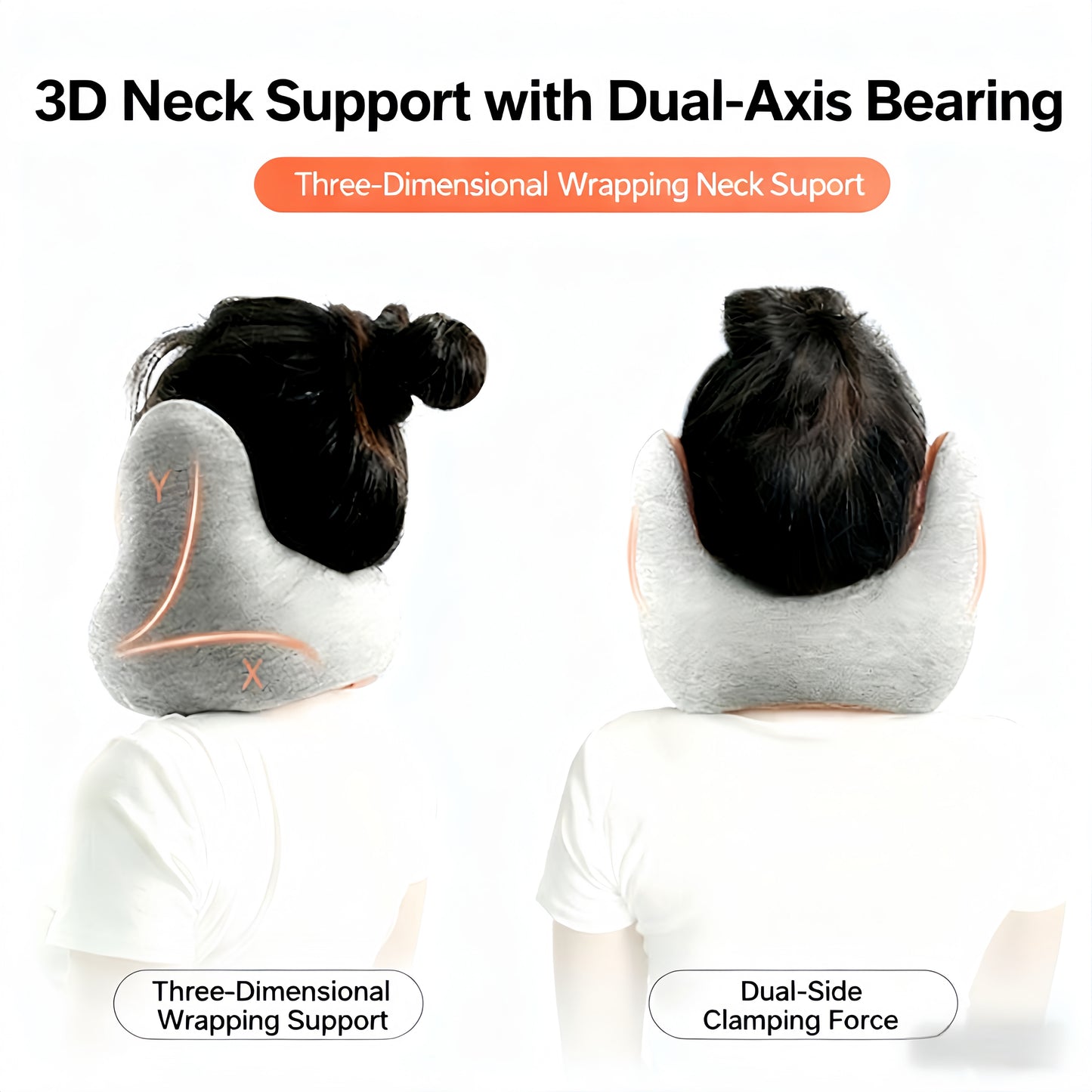 Breo Neck Protection Nap Pillow with Noise Canceling Earmuffs