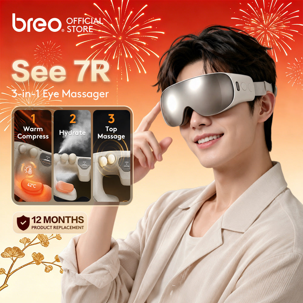 Breo See7R Intelligent Eye Moisturizer Smart Steam Eye Massager with Atomizing Heating Compress Hot Compress Steaming