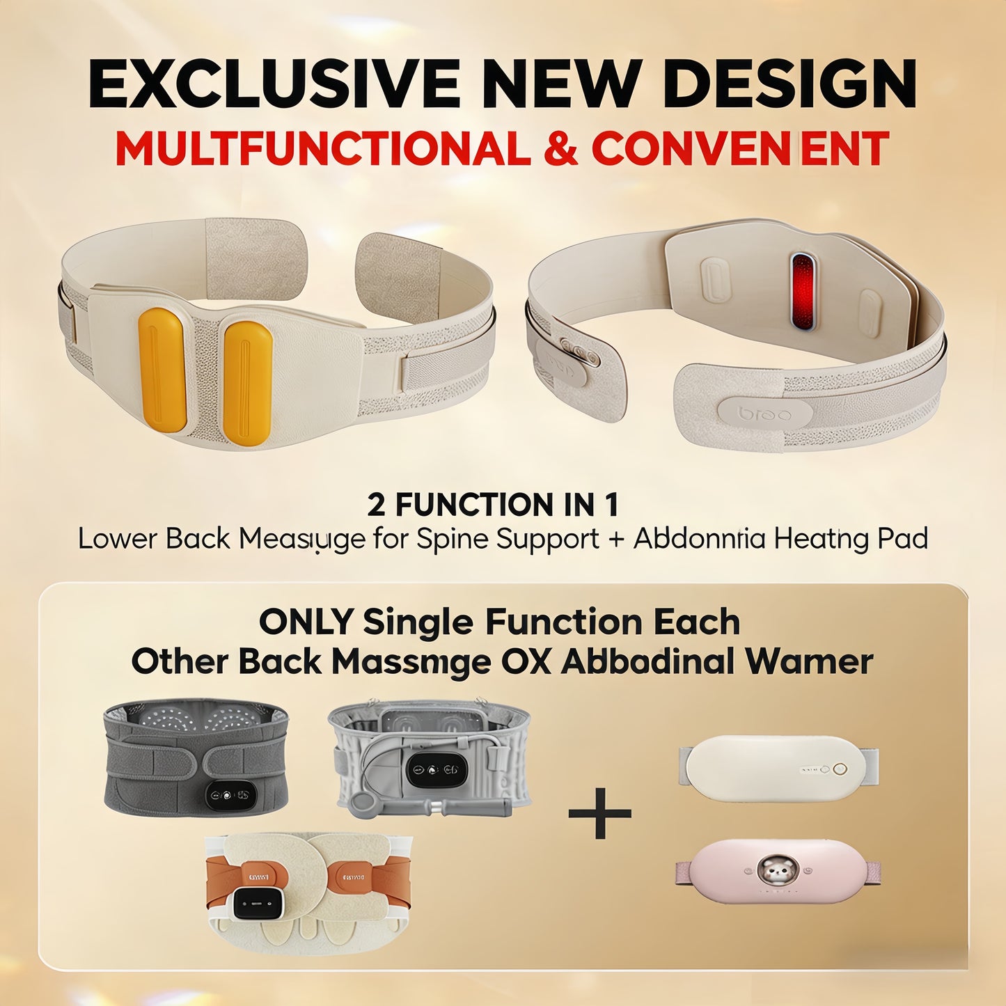 Breo Y2 Abdominal and Back Massager
