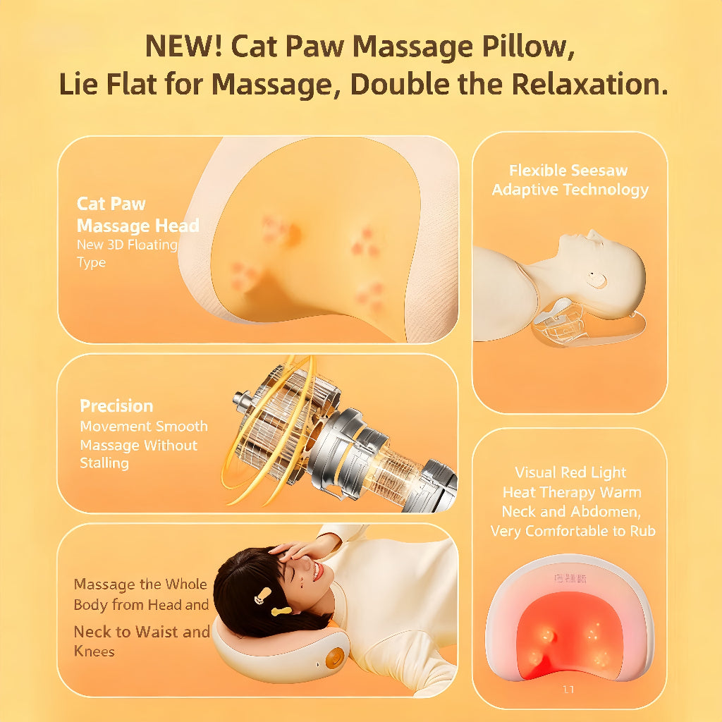 Breo P2 Back Massager Multifunction Waist Massager Wireless Electric Pillow Massager Back Cushion 背部按摩器