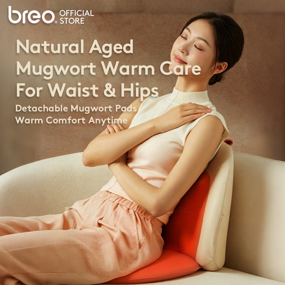 Breo Back2 Pro Back Massager Double-Sided Hot Compress