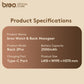 Breo Back2 Pro Back Massager Double-Sided Hot Compress