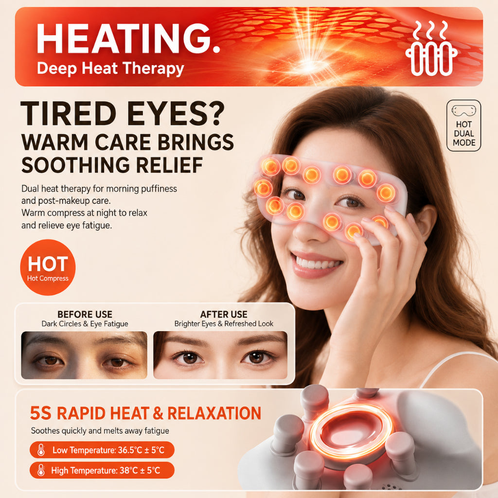 Breo See K Pro Smart Eye Massager Hot and Cold Eye Massage Electric massager Acupressure Vibration Hot Ice Compress Eye Protection