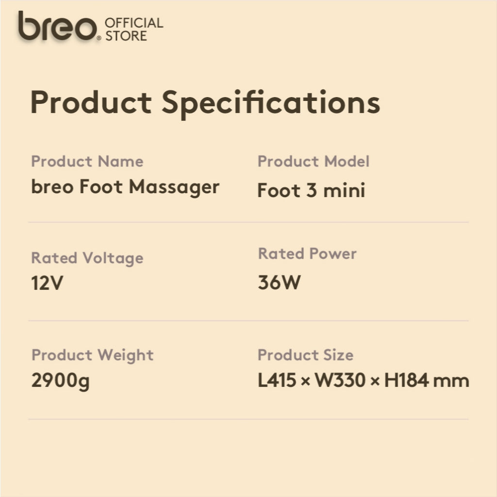 Breo Foot Massage Machine Hot Compress